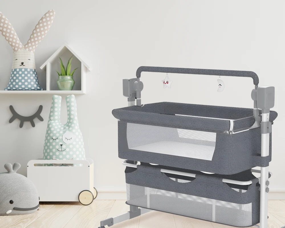 deluxe cradle and swing